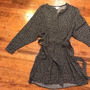 H&M Black and White Dot Dress